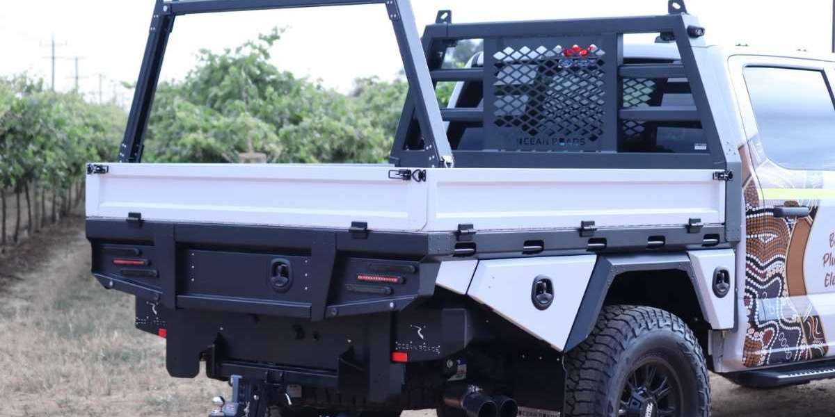 Heavy Duty Aluminium Ute Tray - Dual Cab Aluminium Tray