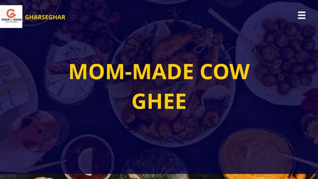 Pure Homemade Ghee – Ghar se Ghar’s Heartfelt Recipe | PPTX