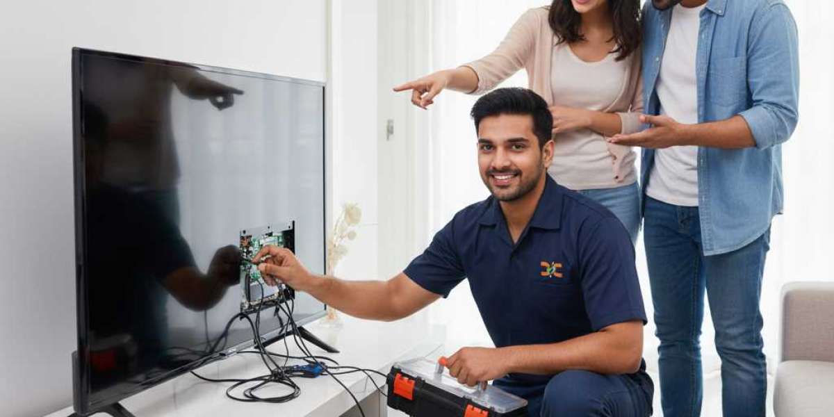 Does the Croma TV Service Center repair noisy speaker output?