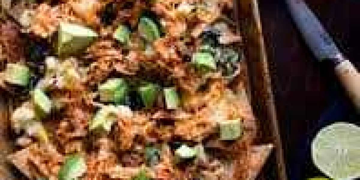 Delicious Chicken Tinga Nachos and Carnitas Burrito